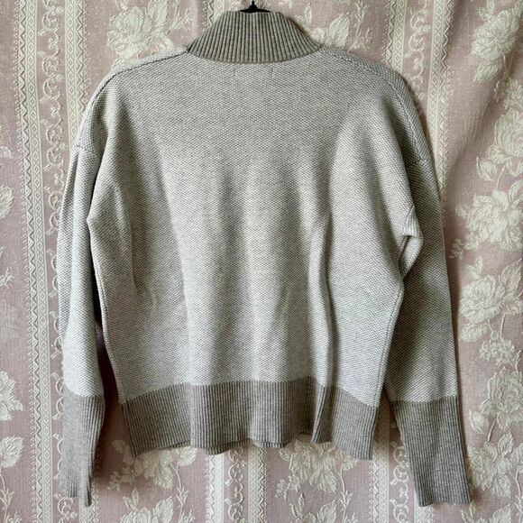 Rachel Zoe Women's Grey Two Tone Turtleneck Sweater - Picture 5 of 5